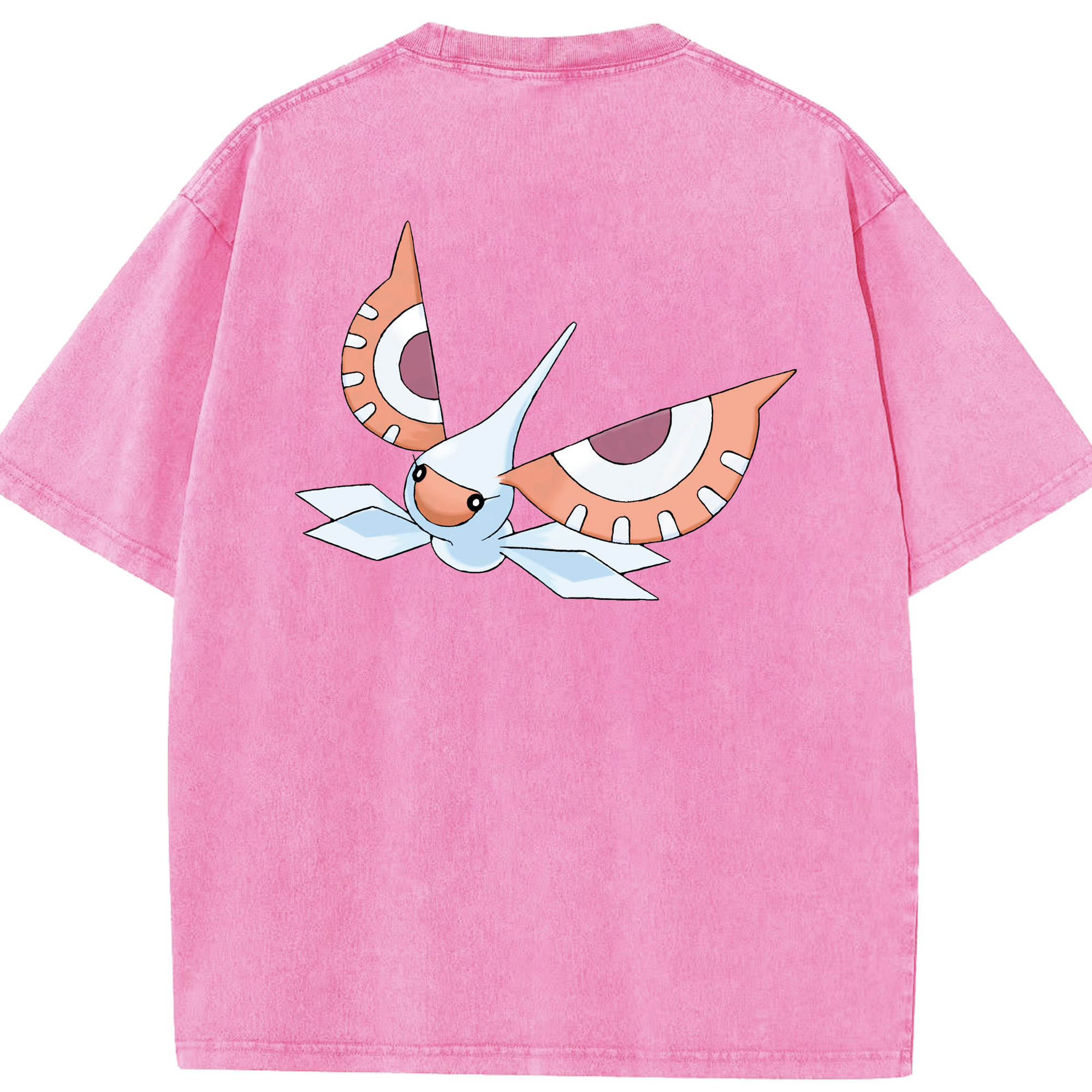 （画像用） ポケットモンスター Pokémon 綿100% ヴィンテージ風 半袖Tシャツ（背面プリント）